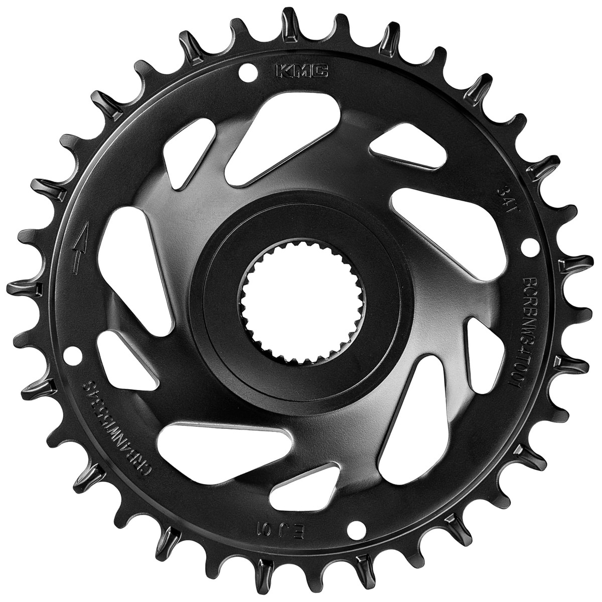 KMC Narrow Wide Direct Mount Chainring Compatible with Bosch BDU38/34