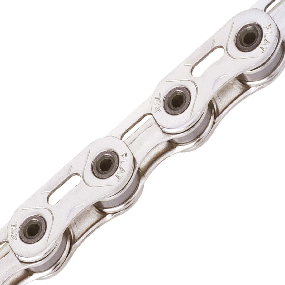 KMC XSL Flat Waxed 12/13-Speed Flat Top Chain, 126 Links, Silver