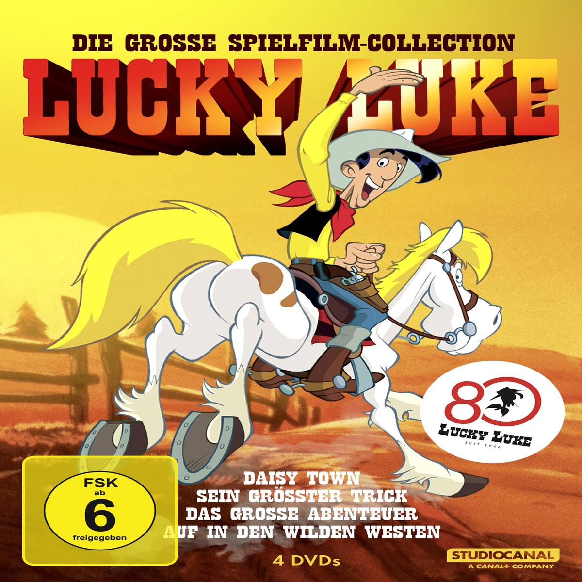 Lucky Luke: Die groe Spielfilm-Collection (4 DVDs