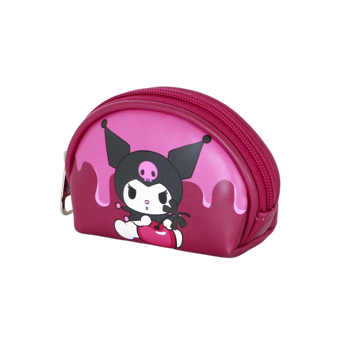 Sanrio Casual Oval Coin Purse Kuromi Cherry