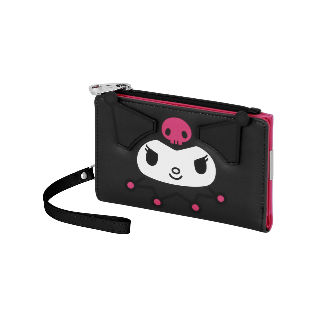 Sanrio Slim Wallet Kuromi Face