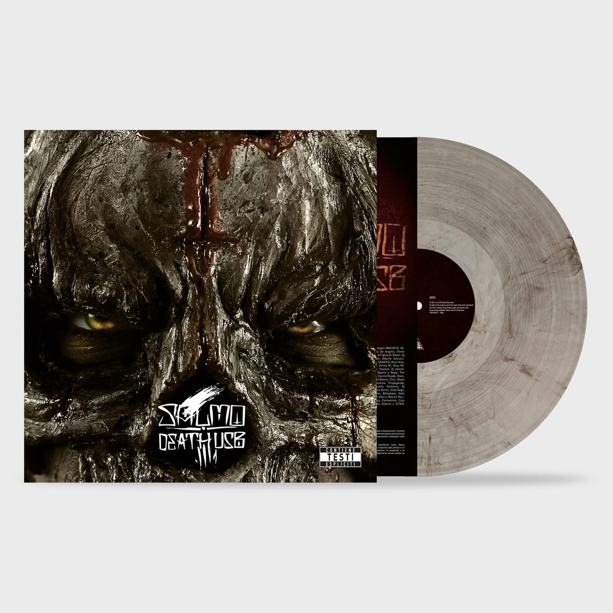 DEATH USB – LP 180GR CLEAR/SILVER/BLACK