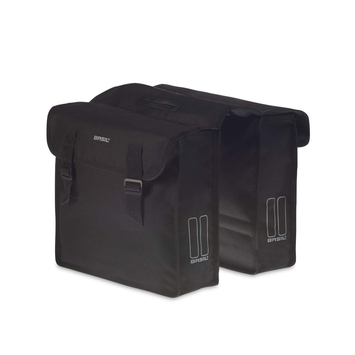 Basil Mara Double Pannier Bag, 26 L – Black