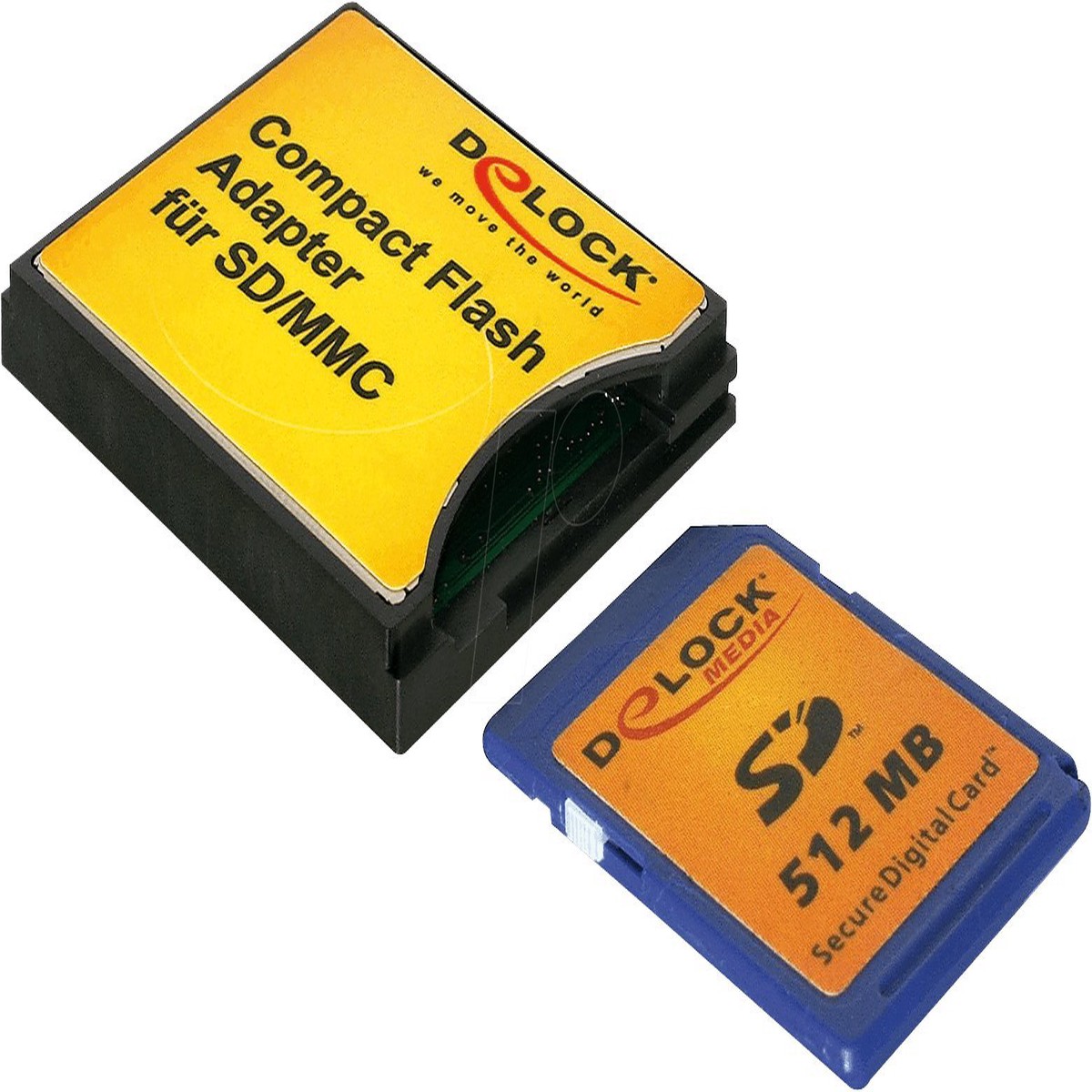 Delock Compact Flash Adapter for SDHC/MMC Memory Cards