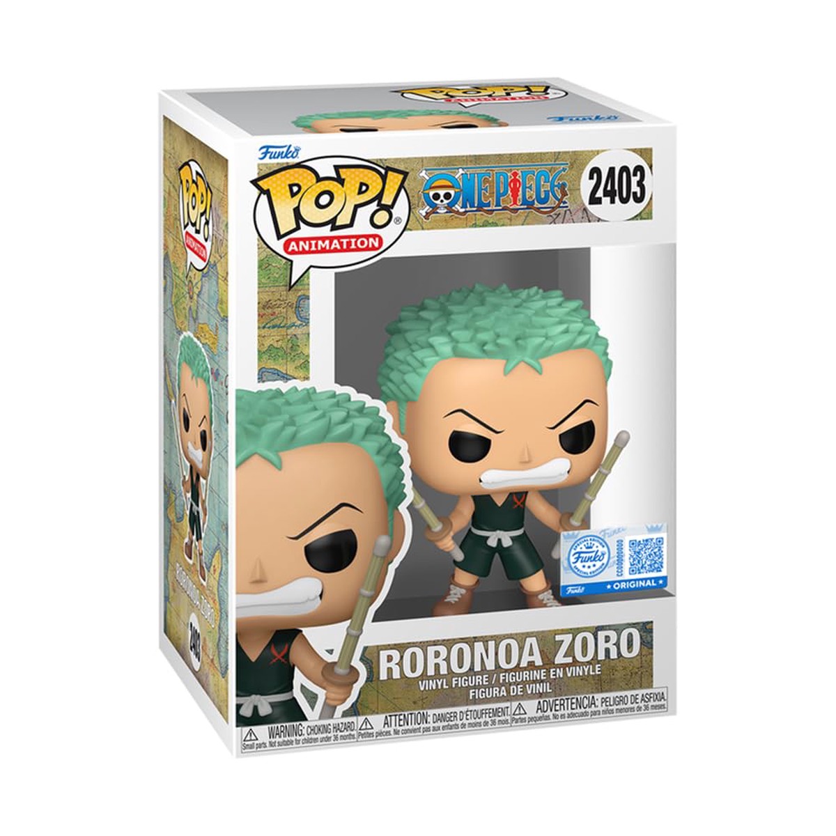 Funko Pop! Animation: One Piece – Kid Zoro With Katana – Vinyl figuur om te verzamelen – cadeau-idee – officile merchandising – speelgoed voor kinderen en volwassenen – anime-fans
