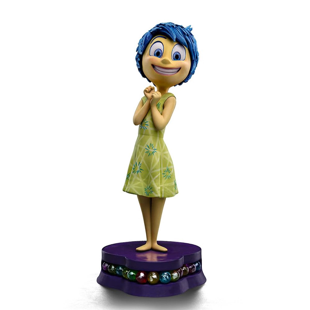 Iron Studios Arte da collezione Scala 1/10 Statua Gioia – Inside Out 2 Polystone Multicolore 7.6 pollici 19,5 cm