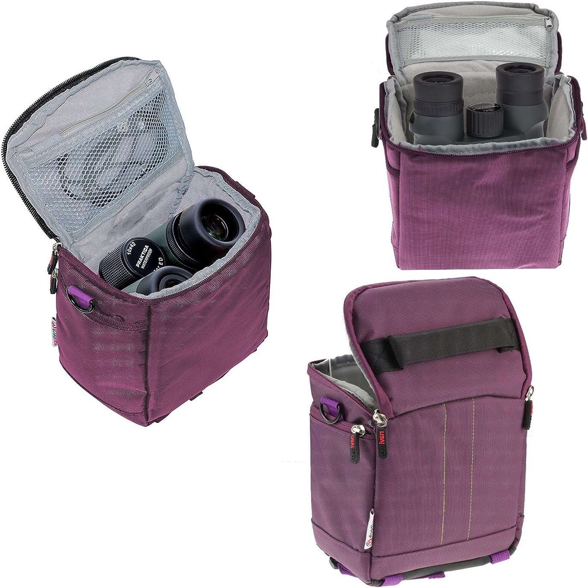 Navitech Purple Case For Pentax Papilio II 6.5 x 21 Binoculars