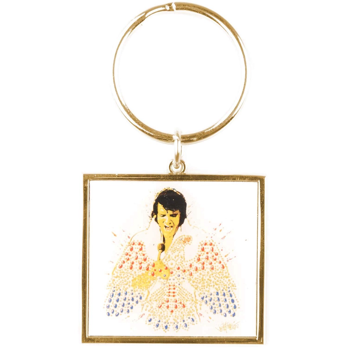 Elvis Presley – Keyring American Eagle Photo (in 4,5 cm x 2,4 cm