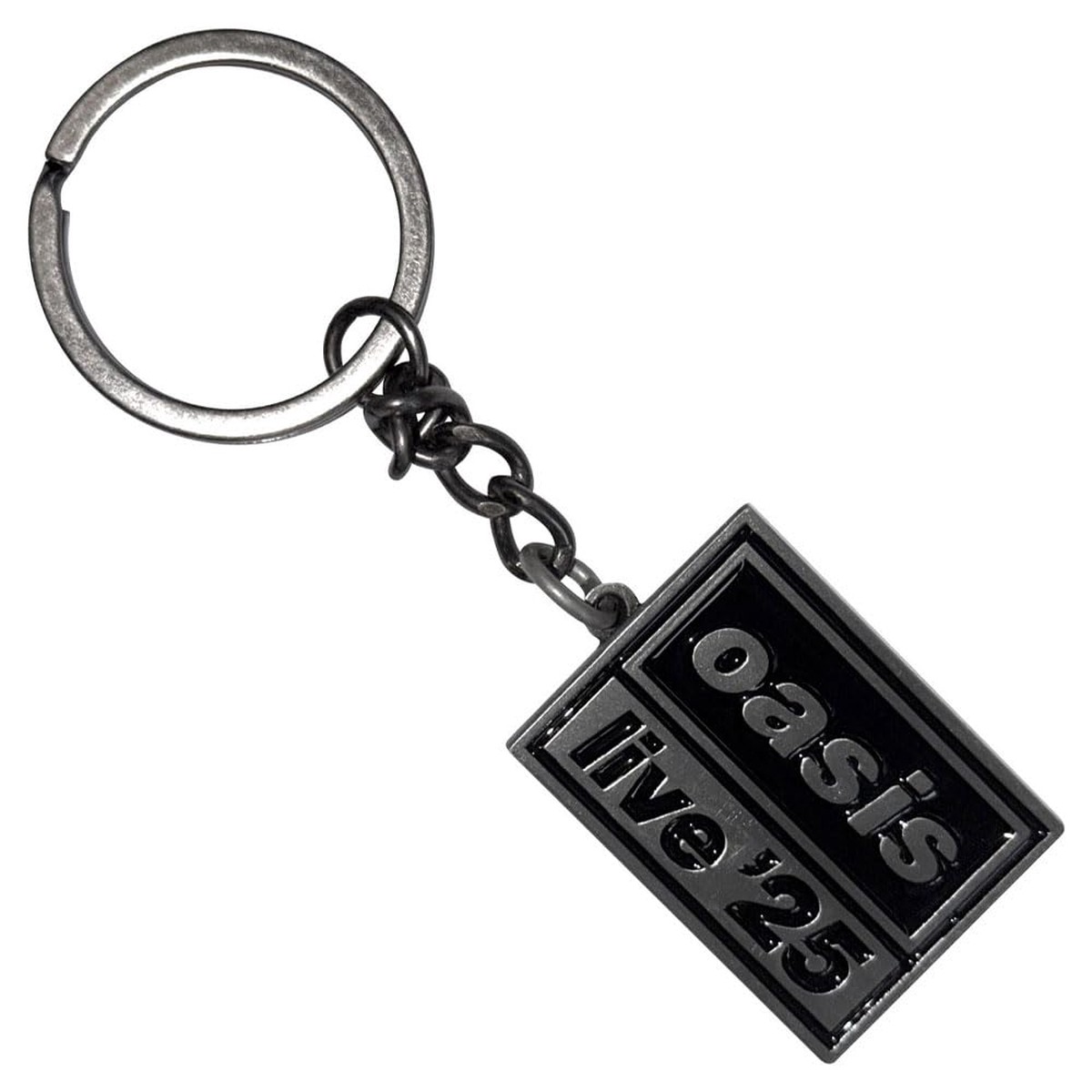 Oasis Live 25 Band Logo Keychain