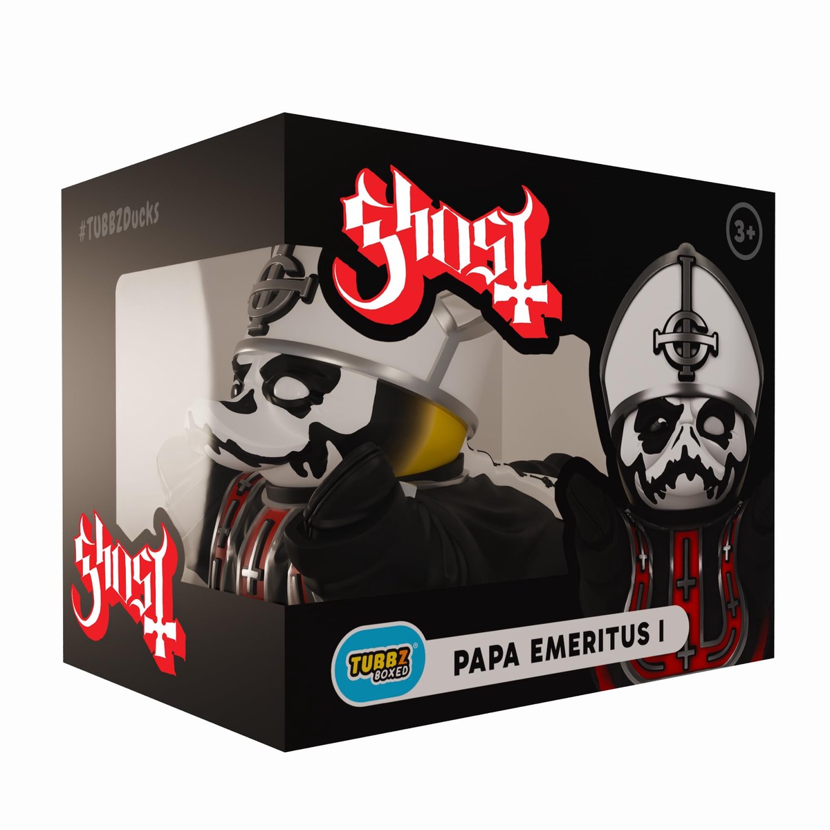 TUBBZ: Ghost Papa Emeritus Rubber Duck Collectable Toy Boxed Edition 9 cm