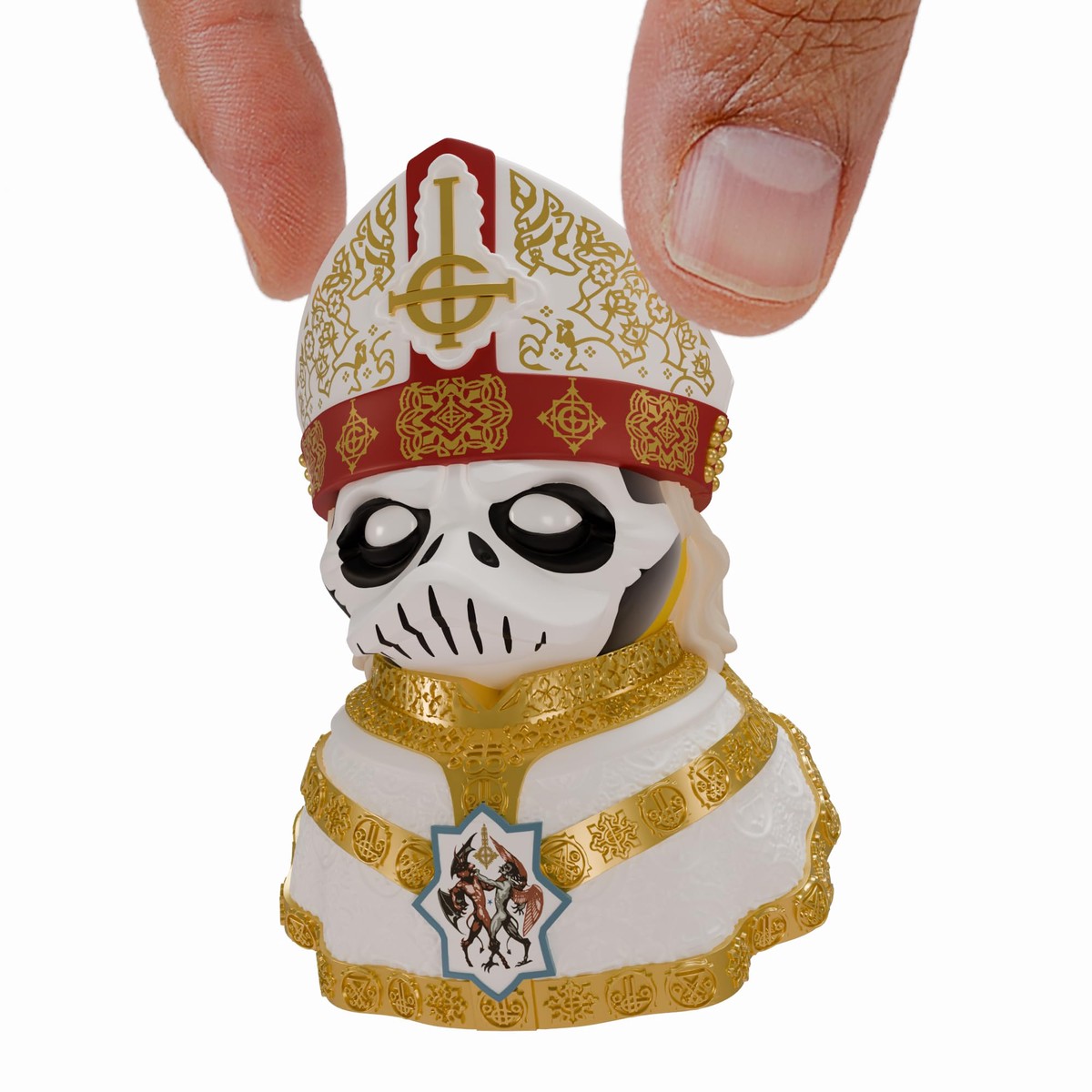 TUBBZ: Ghost – Papa Nihil Clergy Mini Rubber Duck Collectable Toy 5 cm