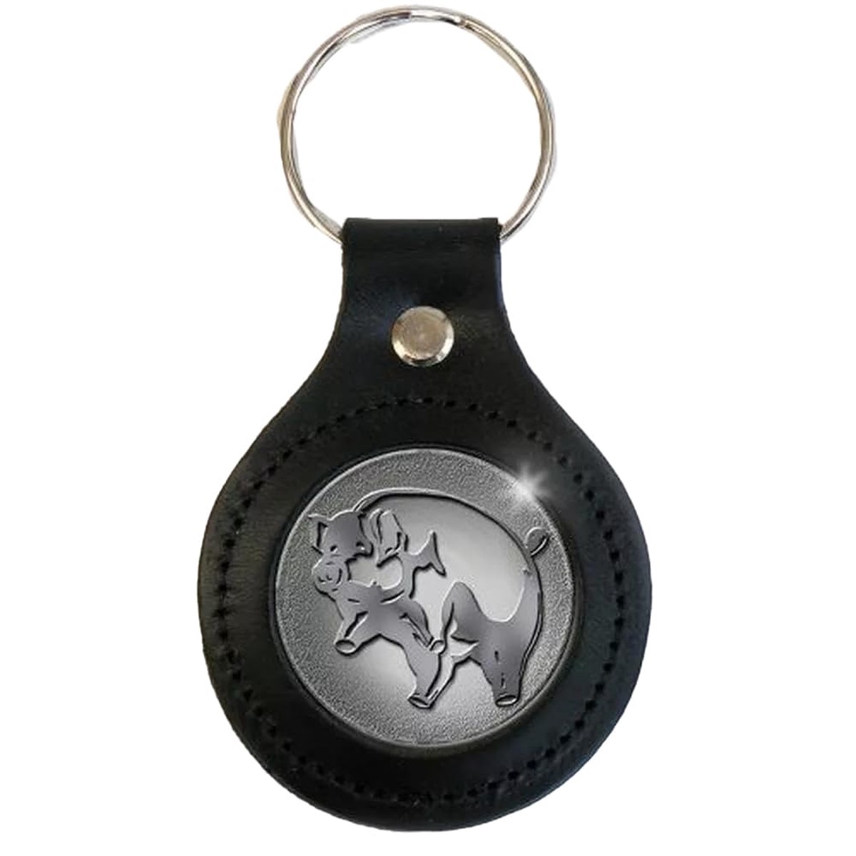 Pink Floyd Premium Key-Chain: Pig (Classic Leather Fob.