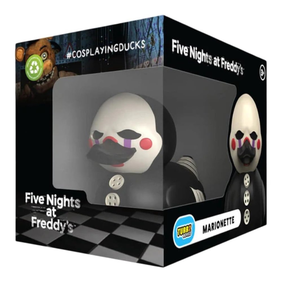 TUBBZ: FNAF – Marionette Puppet Rubber Duck Collectable Toy 9 cm