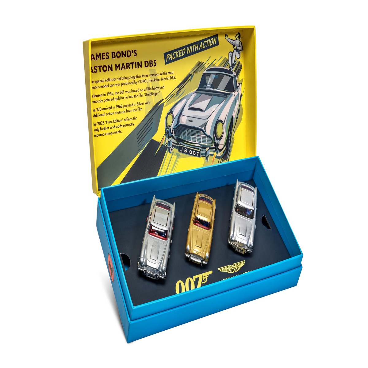 Corgi James Bond Aston Martin DB5 Classic Collector Set, 70th Anniversary