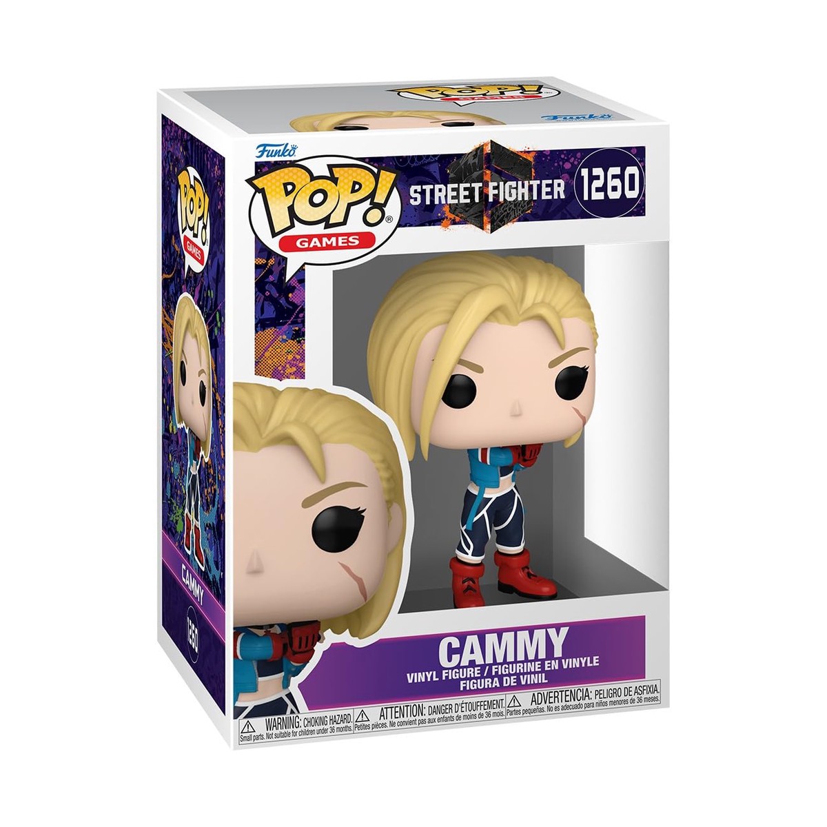 Funko Pop! Games: Street Fighter 6 – Cammy – Collectable Vinyl Figure – Gift Idea – Official Merchandise – Toys for Kids & Adults – Video Games Fans – Model Figure for Collectors and Displ