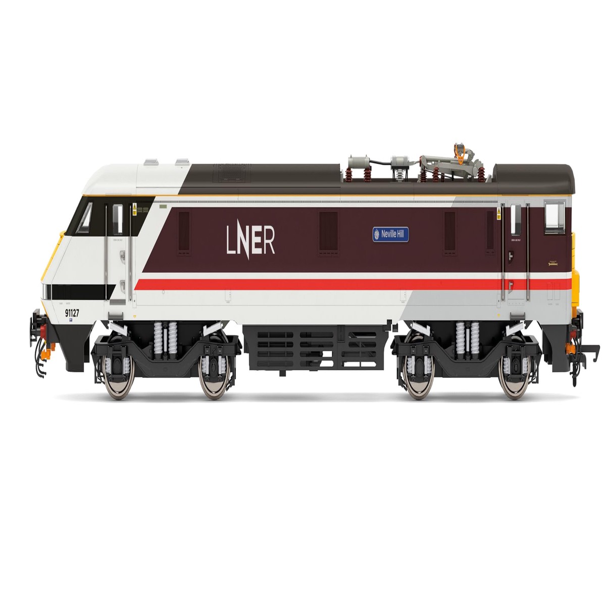 Hornby R30493 LNER Class 91-91127 Neville Hill, OO Gauge Locomotive