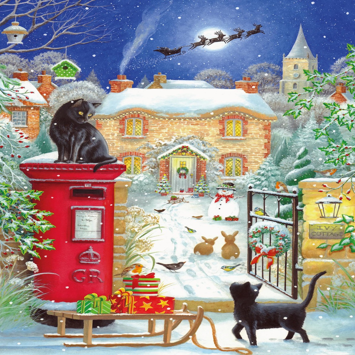 Otter House Gift Jigsaw Puzzle 1000 Piece – Ivy Cottage