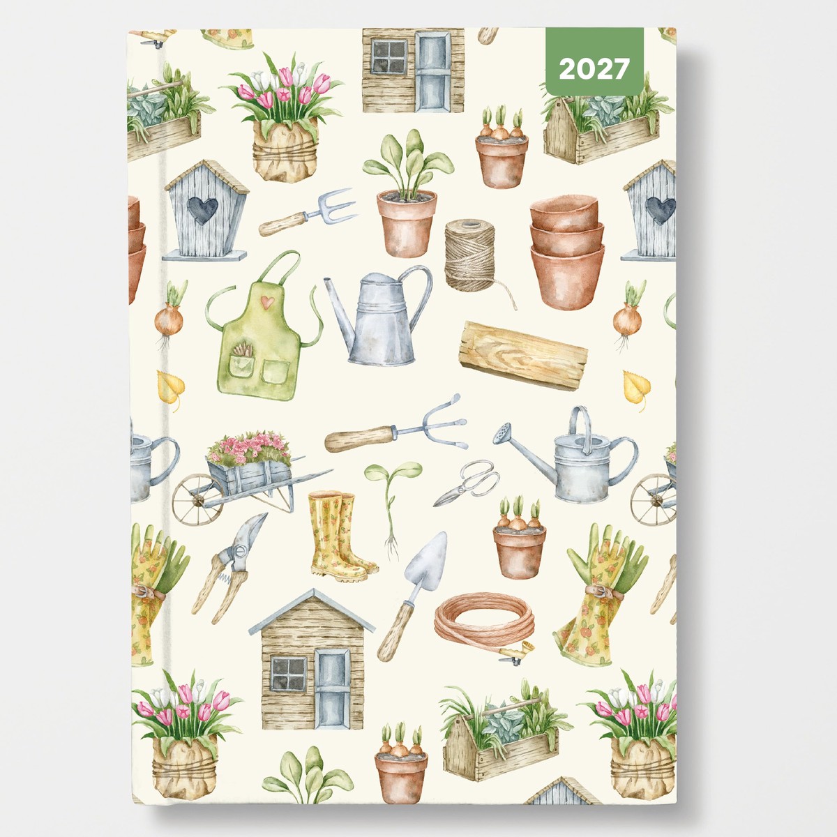 Red Robin 2027 Garden Life Weekly Planner, Full Week View | 8 1/2″ x 6″ A5