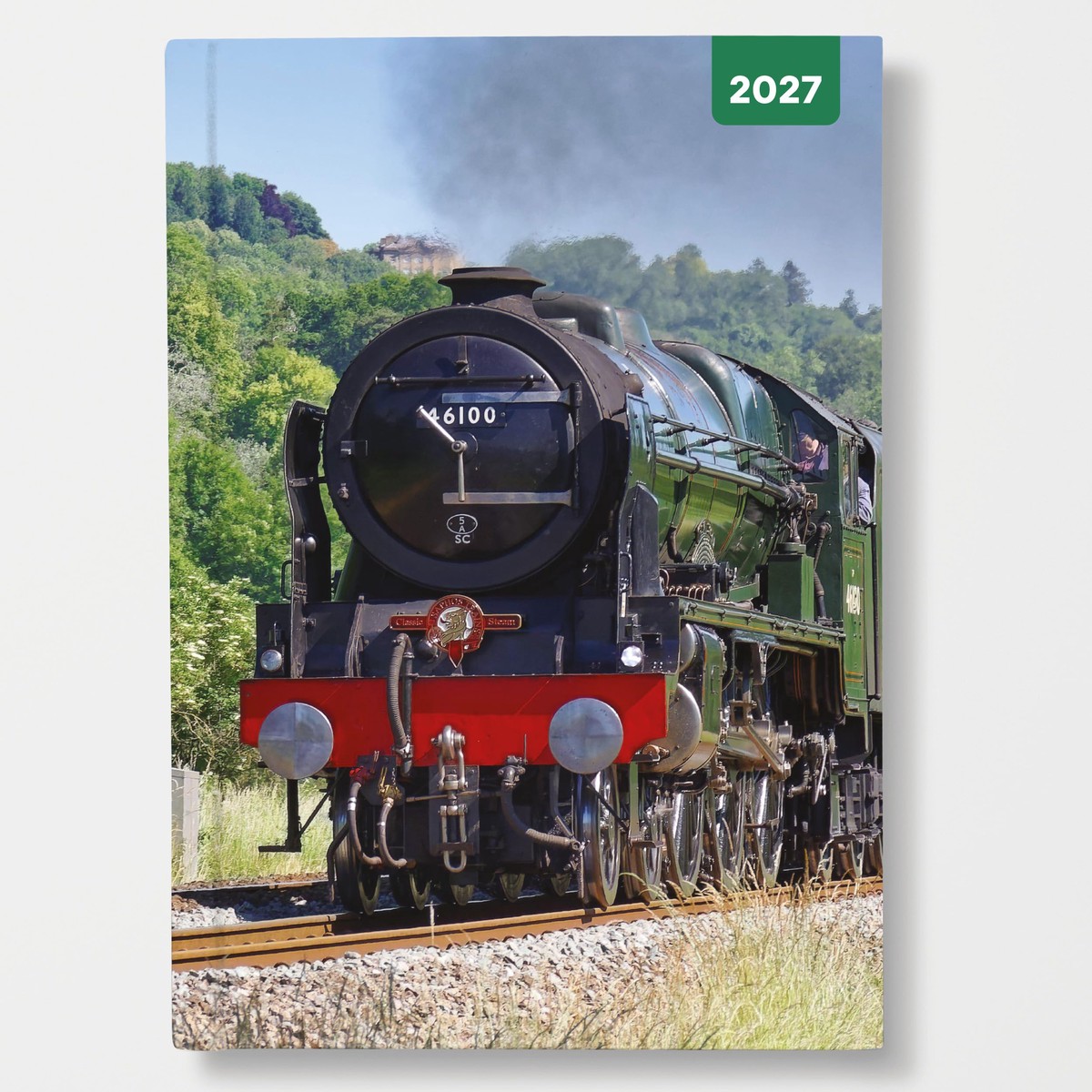 Red Robin 2027 Steam Trains Weekly Planner, Full Week View | 8 1/2″ x 6″ A5