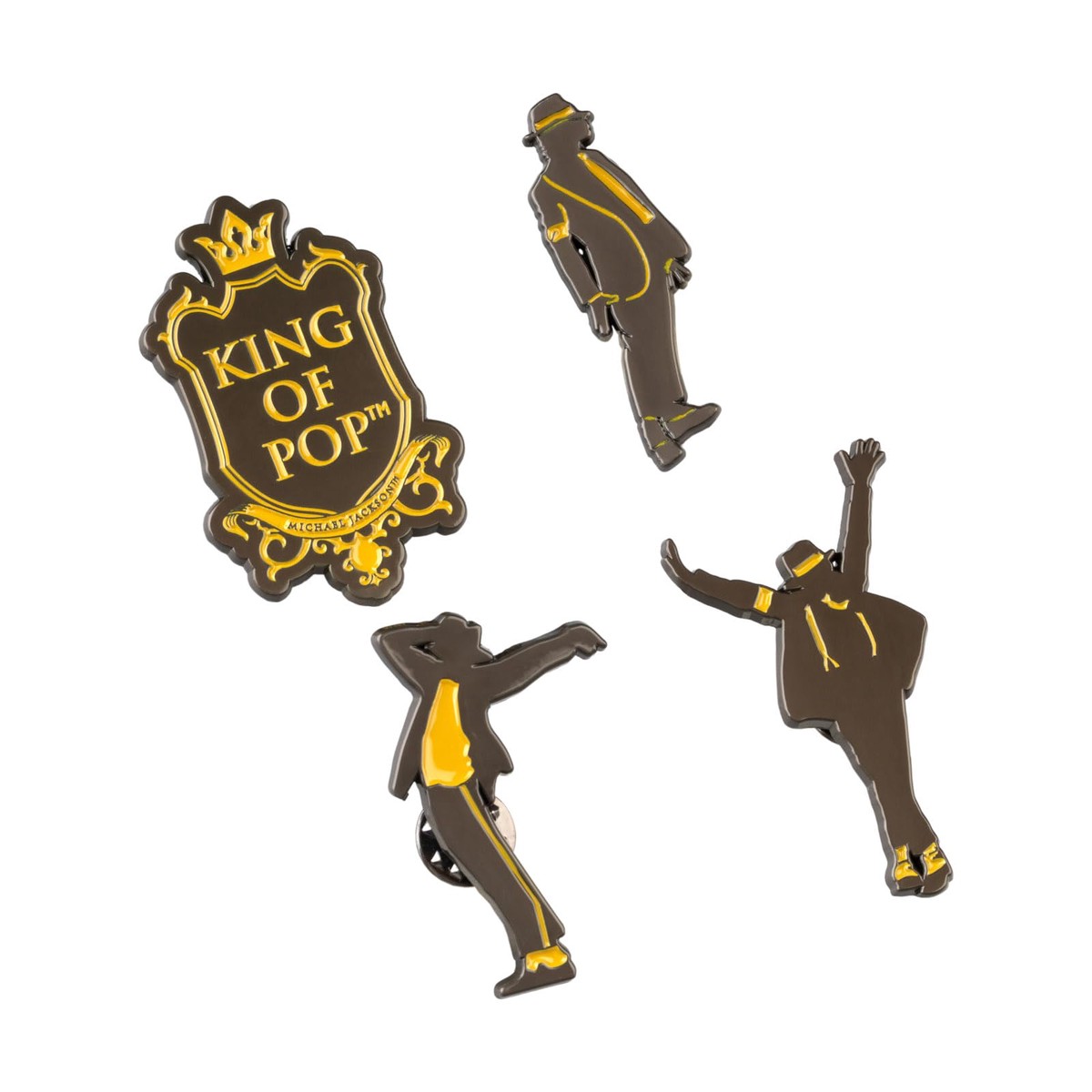 Michael Jackson Pin Badges Set (4)