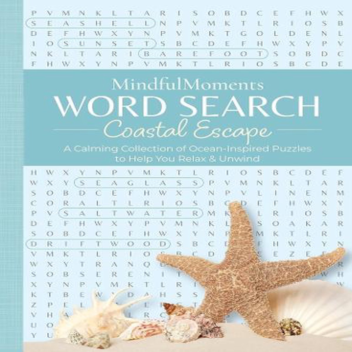 MindfulMoments Word Search Coastal Escape