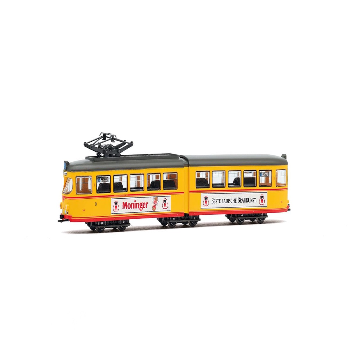 Tram Duewag Gt6, Two Front Lights “Vbk Karlsruhe Moninger-Bier“, Ep. Iv