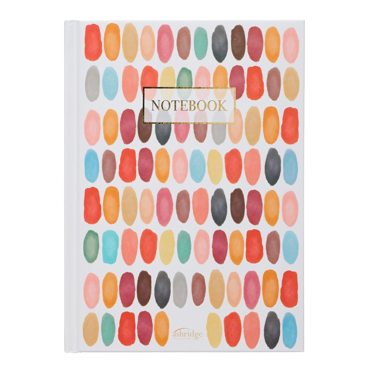 A5 Hardback Lined Notebook Paint Spots