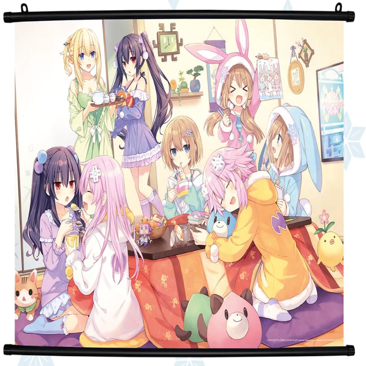 Reef Entertainment Neptunia’s Cozy Kotatsu – Wall Scroll 32″ X 24″ (Merch