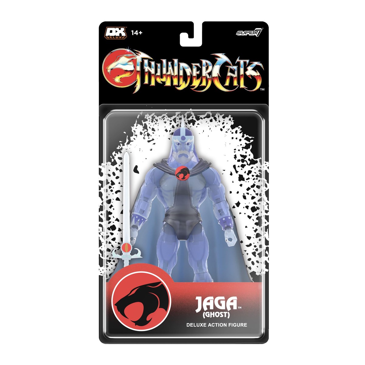 Super7 Deluxe Thundercats Ghost Jaga – Action figure Thundercats da 17,8 cm con accessori – Classici cartoni animati da collezione e giocattoli retr