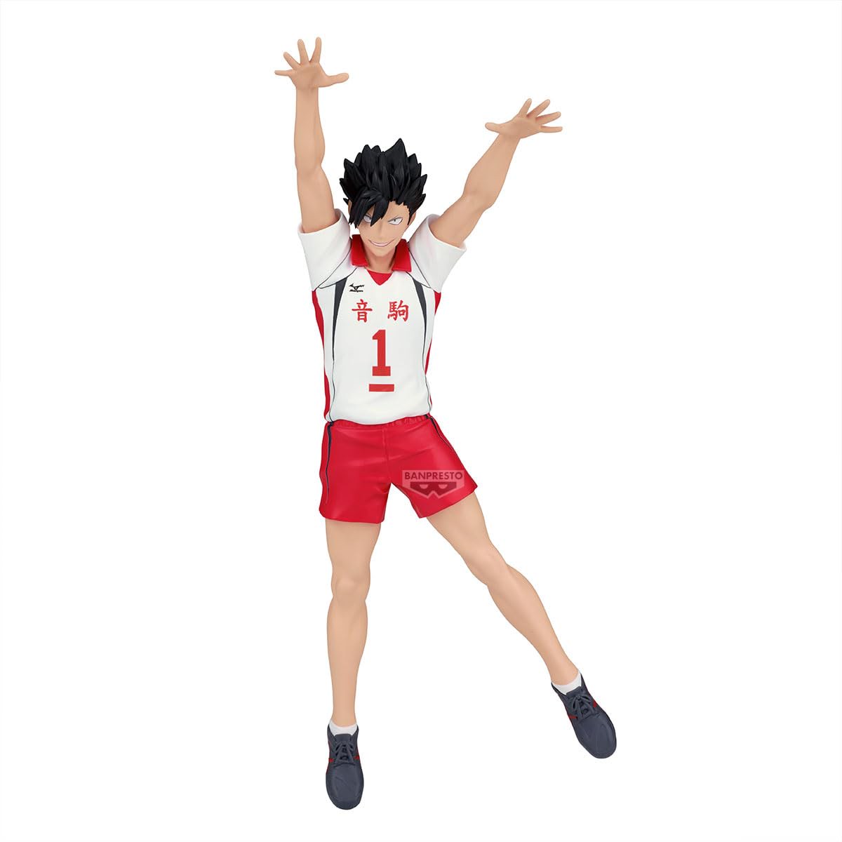 Banpresto Tetsuro Kuroo Haikyu!! Posing Action Figure – Second Uniform Ver. 23 cm – PZ71161P Multicolor – Collectible Figure – Great for Anime Fans