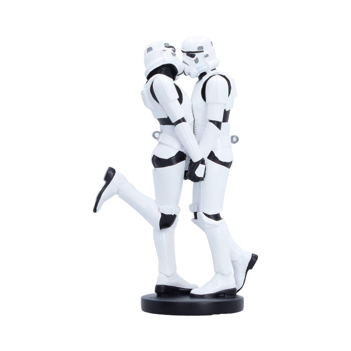 Humoristisch origineel Stormtrooper verzamelbeeldje (eerste kus 15 cm)