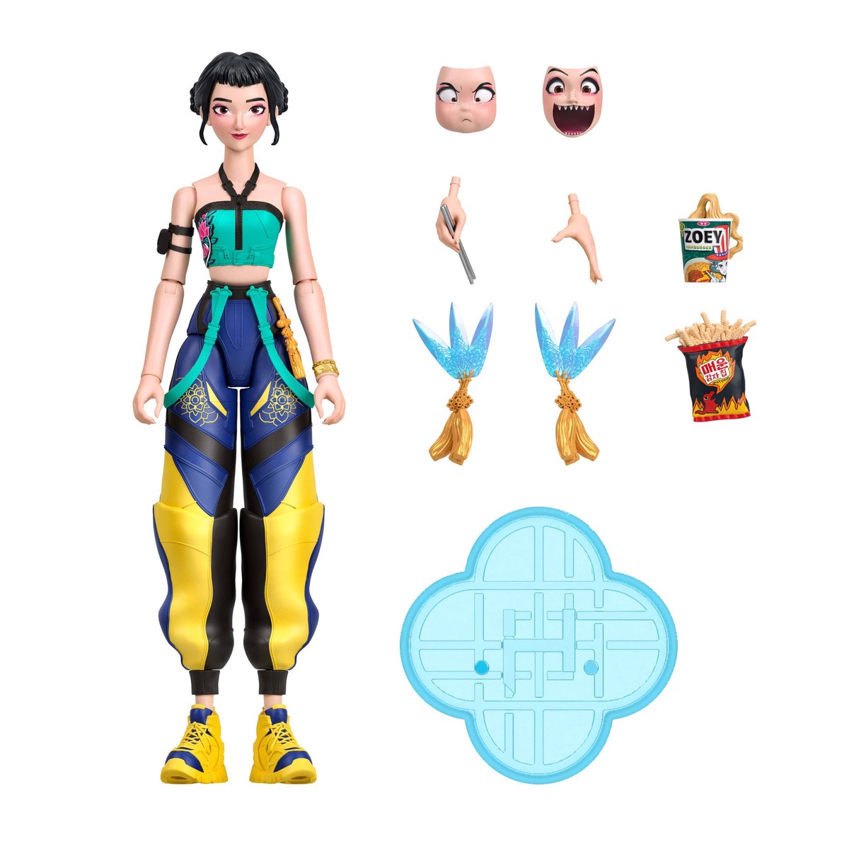 Mattel Kpop Demon Hunters HUNTR/X Figurine articule Zoey 14,2 cm