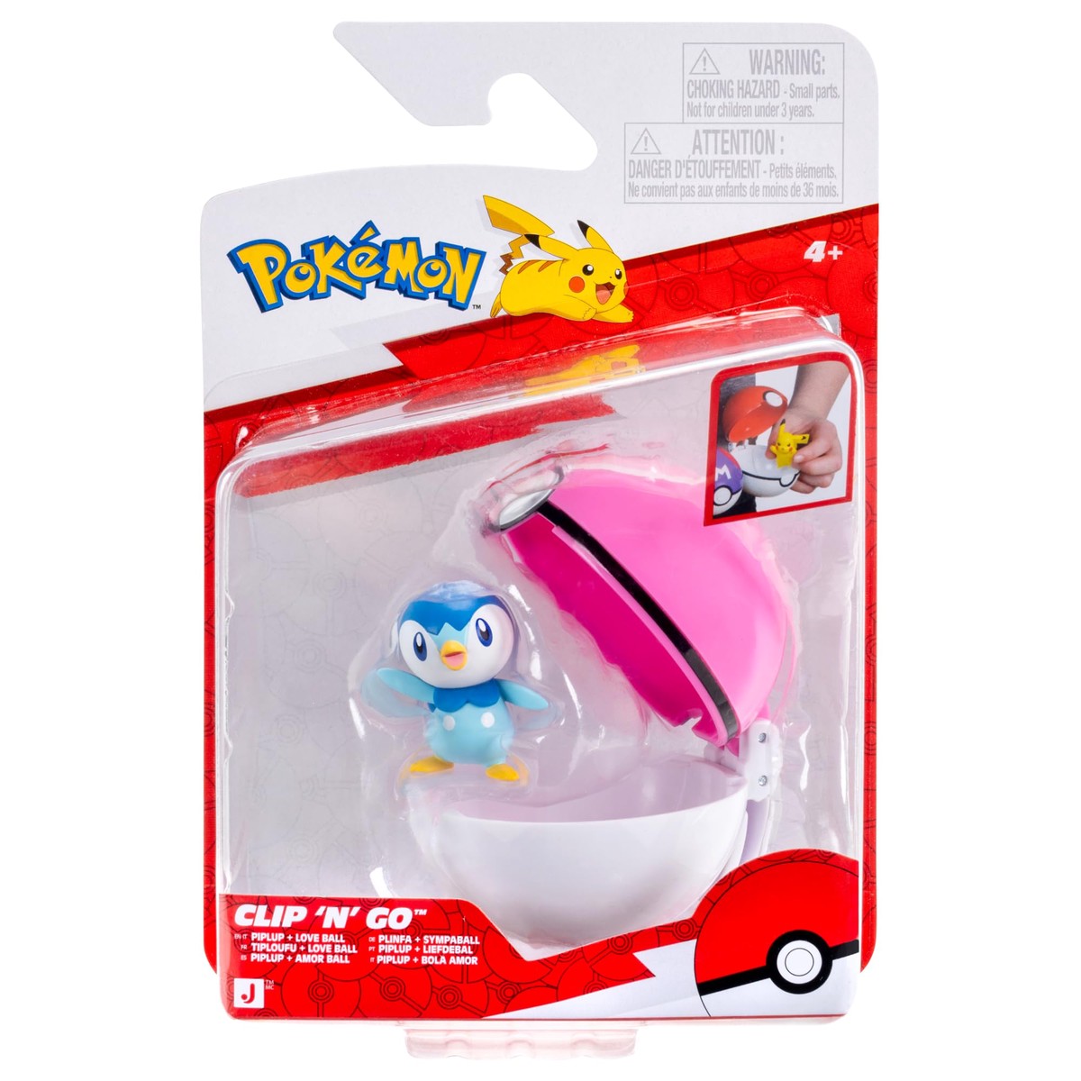 Pokmon PKW4613 Clip’n’Go Pok Ball Plinfa & Sympaball