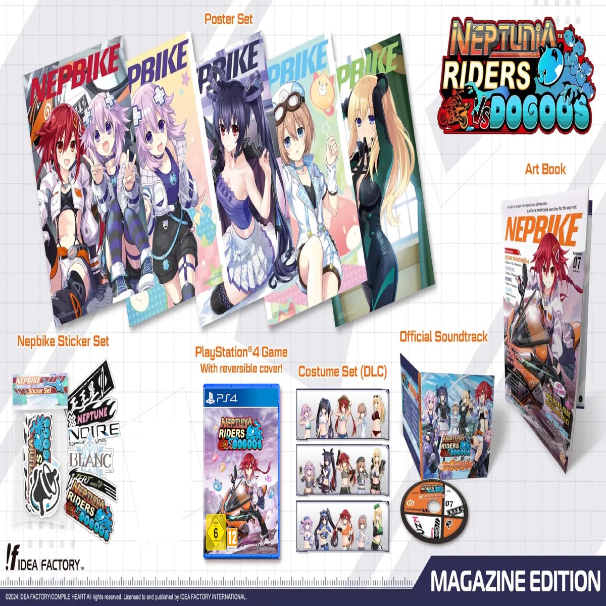 Neptunia Riders VS Dogoos – Magazine Edition (PS4