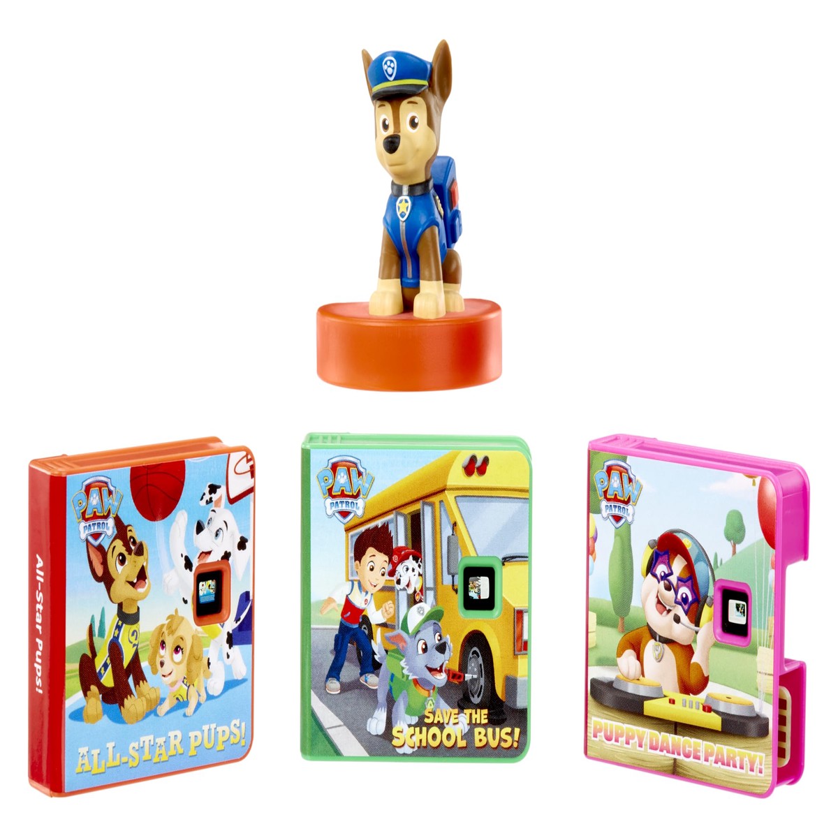 little tikes Paw Patrol Hero Collection for Story Dream Machine 3 histoires et 1 personnage, livres d’histoire avec personnage de jeu audio, pour garons et filles partir de 3 ans