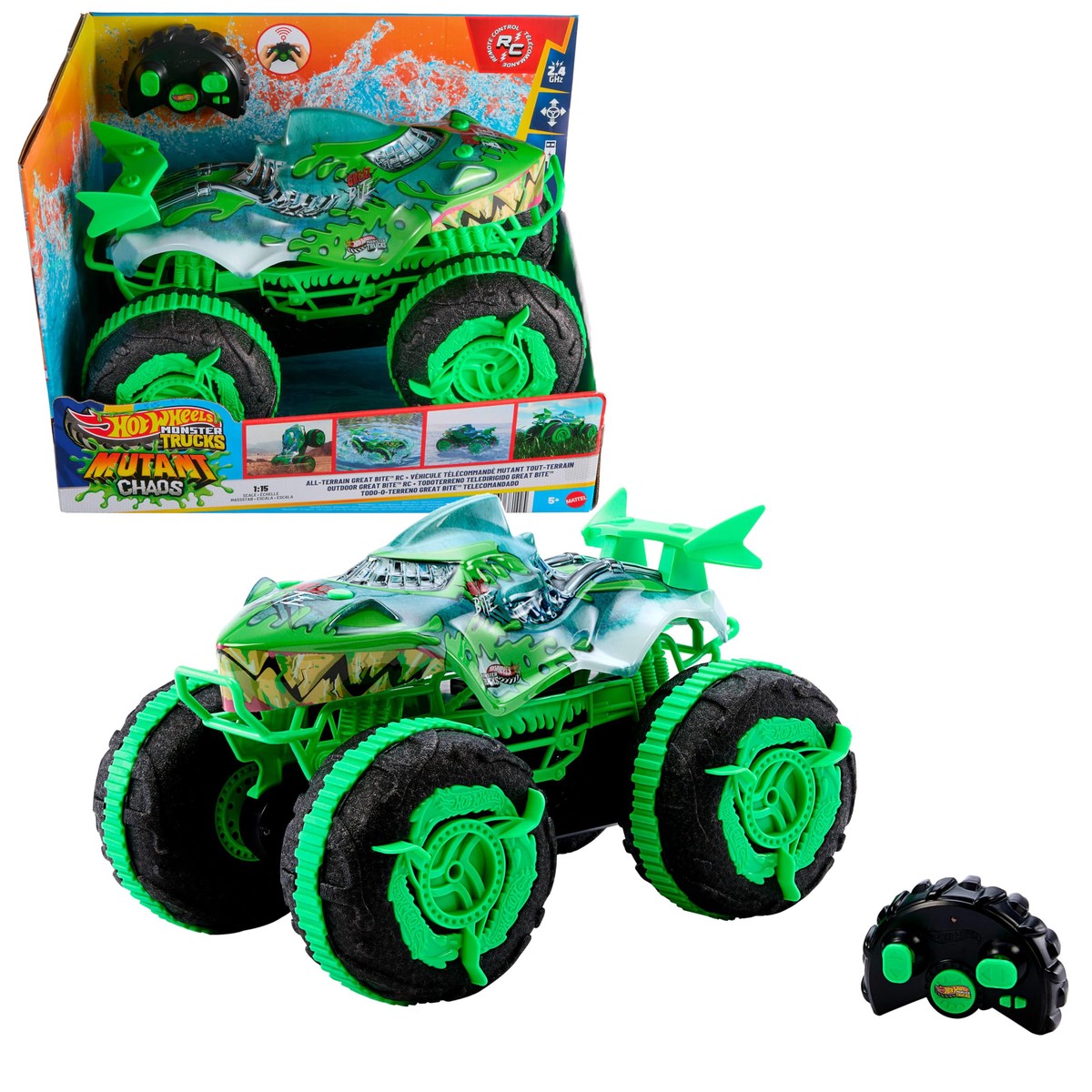 Hot Wheels – Remote Controlled All Terrain Mutant Mega Wrex 1:15 (Jmm76)