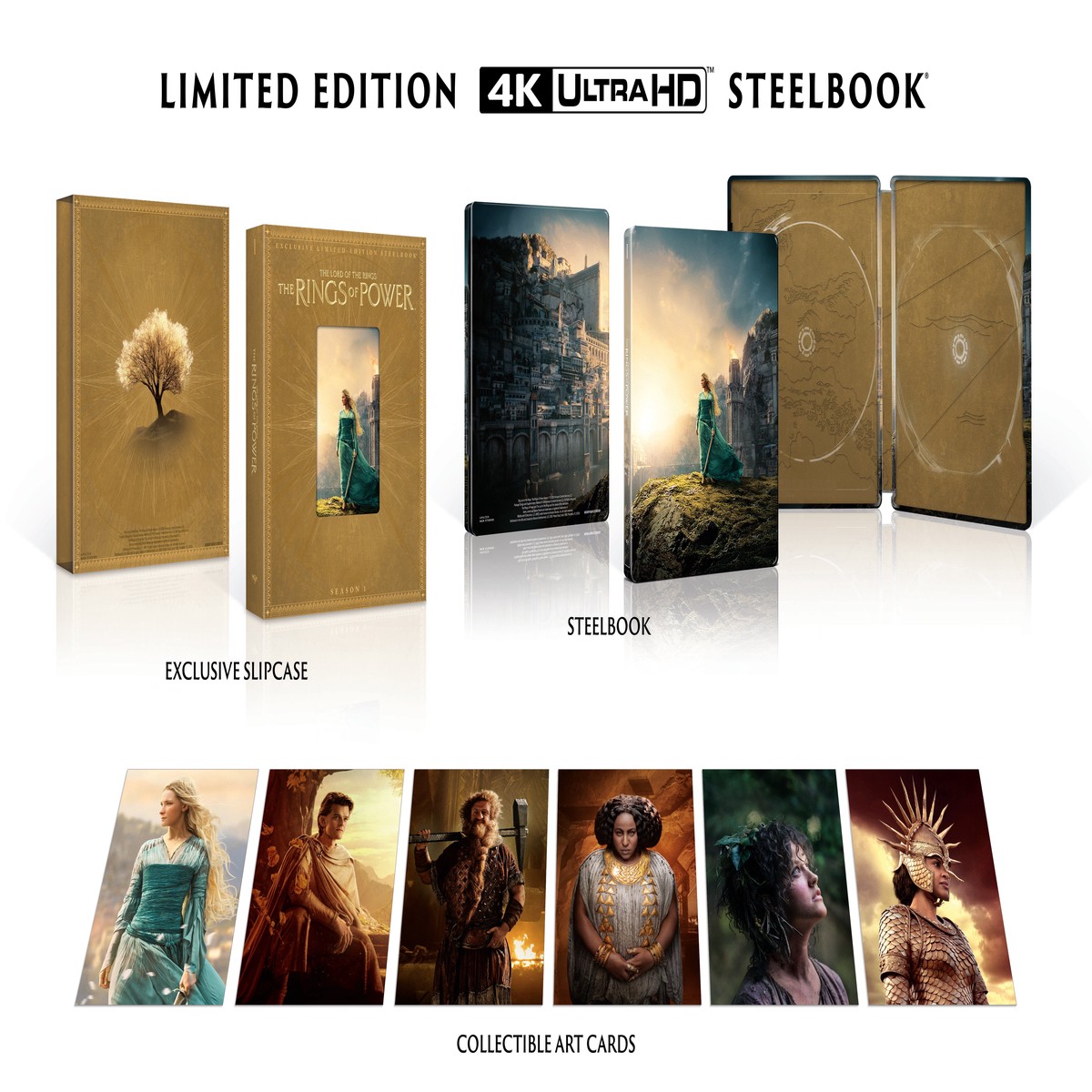 The Lord of the Rings: The Rings of Power – Season One Limited Edition 4K UHD Steelbook