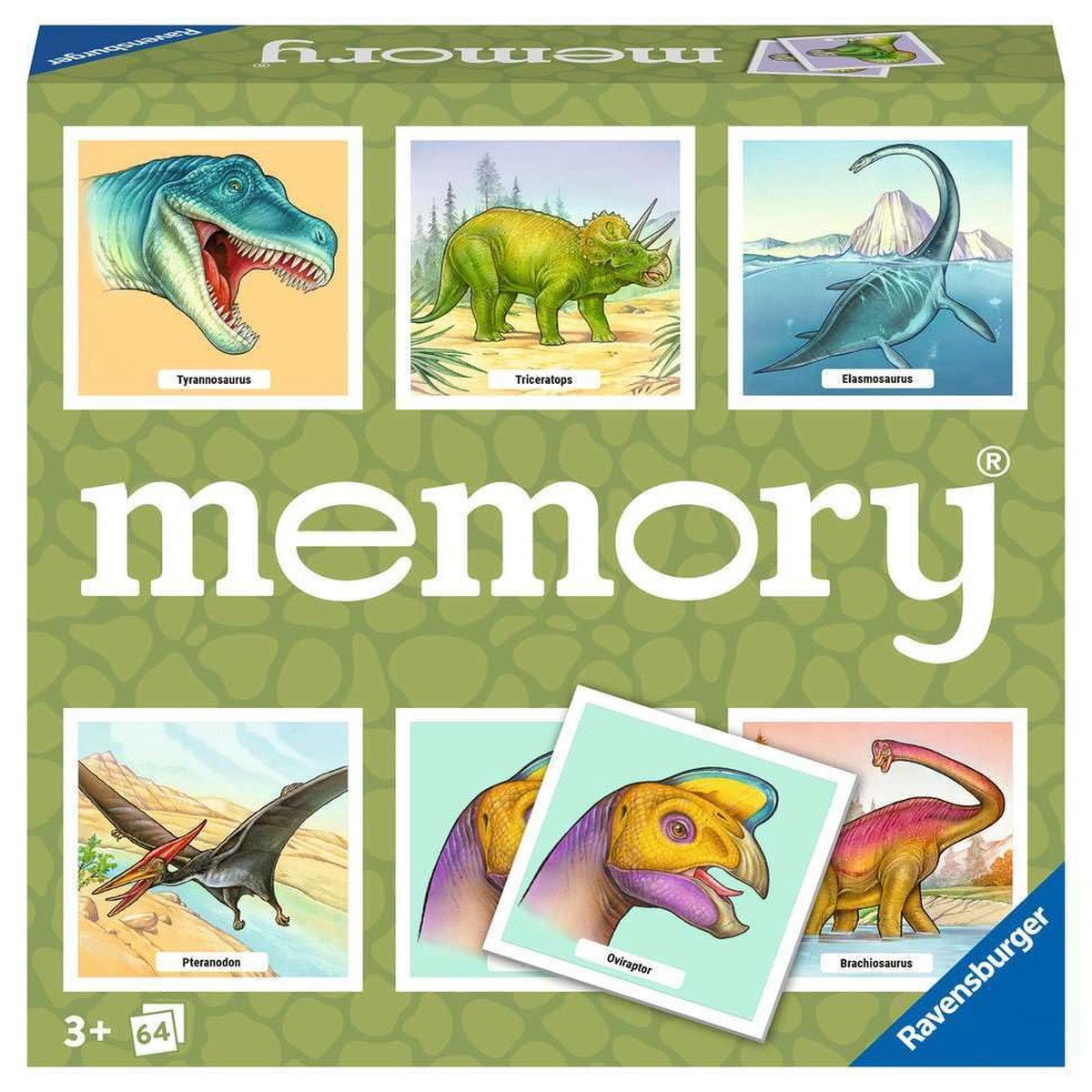 Ravensburger Dinosaur Memory for Kids Ages 3 and Up A Fun & Fast Picture Matching Game