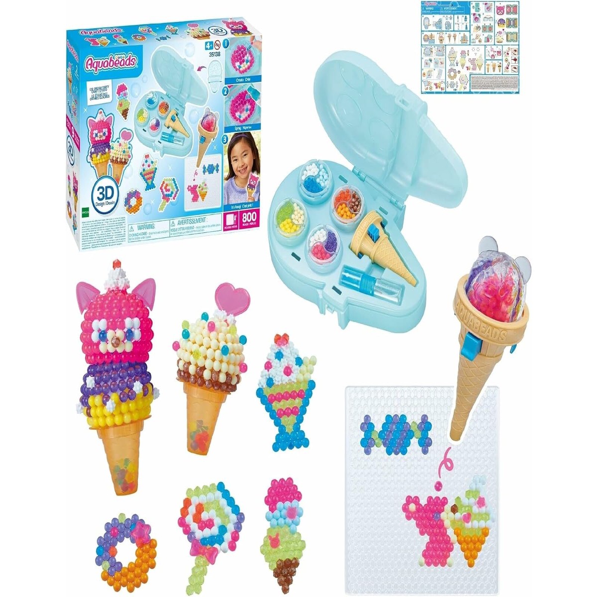 Aquabeads IJsjes Knutsle Studio – 800 Kralen
