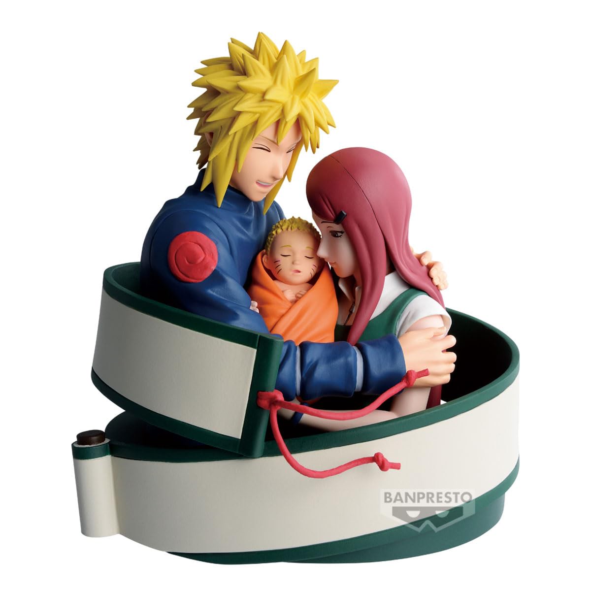 Banpresto – Naruto – #53 Naruto, Minato and Kushina Uzumaki (72 Series) Figure