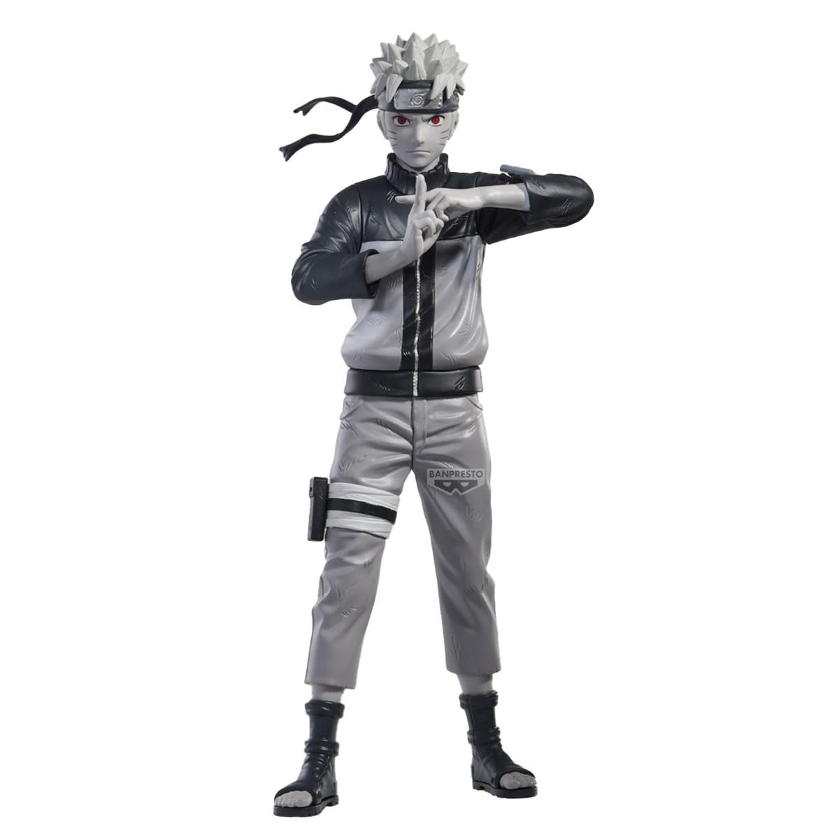 Banpresto Naruto Uzumaki Naruto Shippuden Action Figure – Noir Edge Collection 23 cm – PZ71319P Multicolor – Collectible Figure – Great for Anime Fans