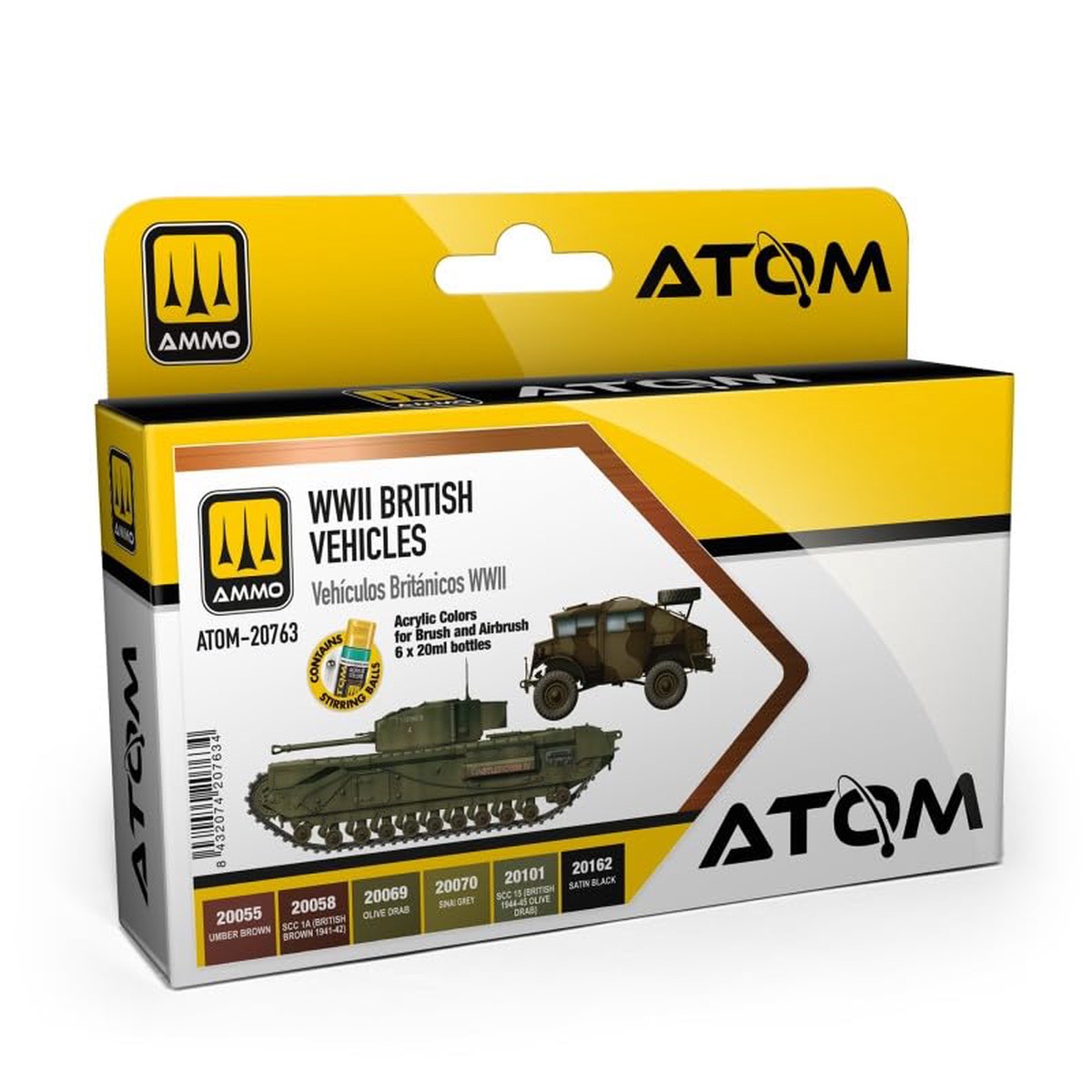 Ammo Mig Jimenez – Atom Wwii British Vehicles Set