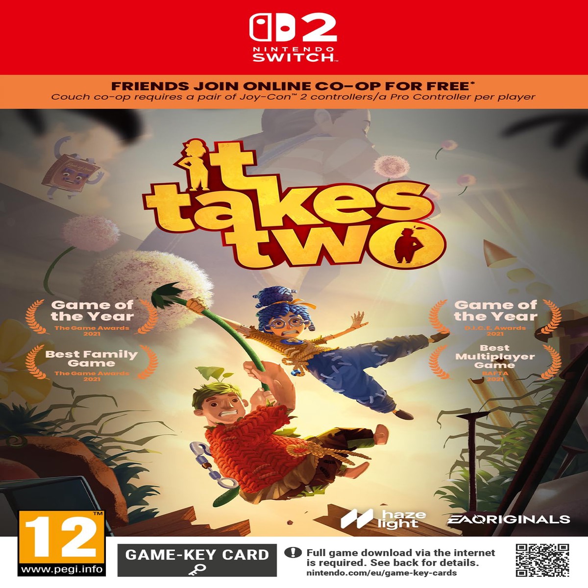It Takes Two | Nintendo Switch 2 |Cartridge I VideoGame |English