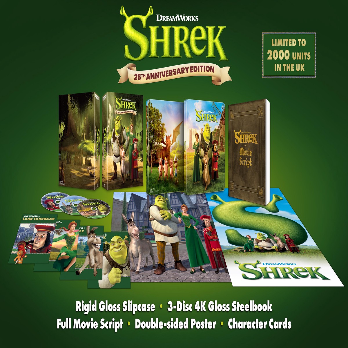 Shrek 25th Anniversary Limited Collector’s Edition