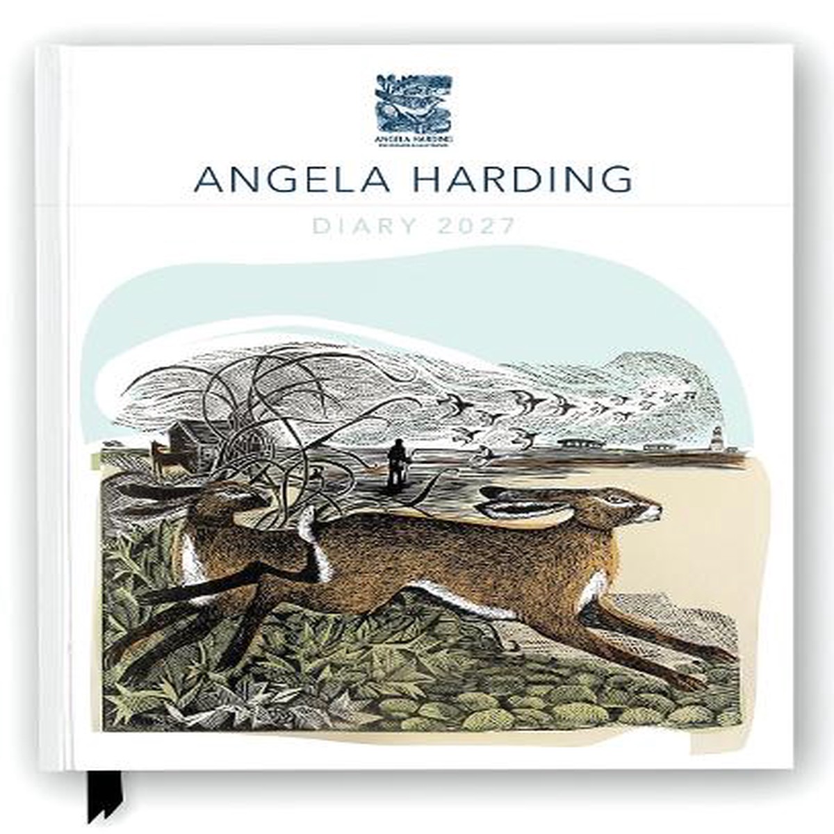 Angela Harding 2027 Desk Diary Planner – Week to View, Illustrated throughout