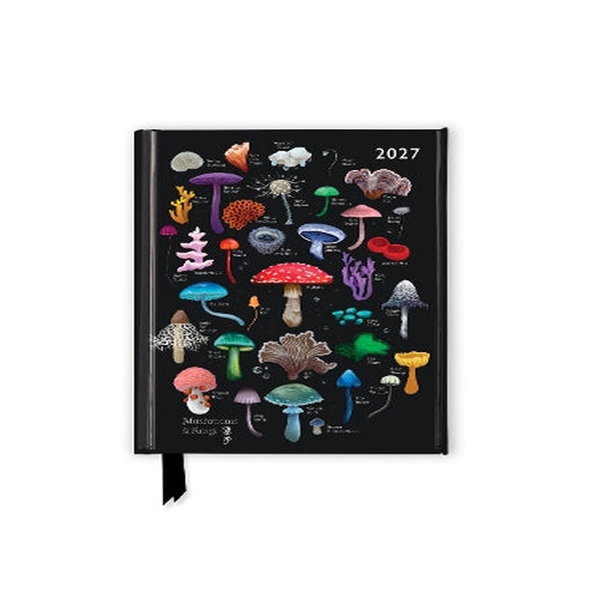 Anna Stead: Mushrooms & Fungi 2027 Luxury Pocket Diary Planner – Week to View