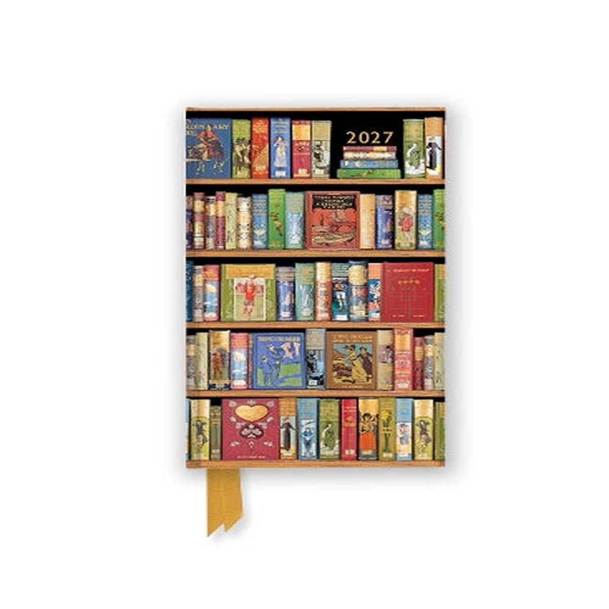 Bodleian Libraries: Bookshelves 2027 Luxury Slimline Pocket Diary Planner Week to View