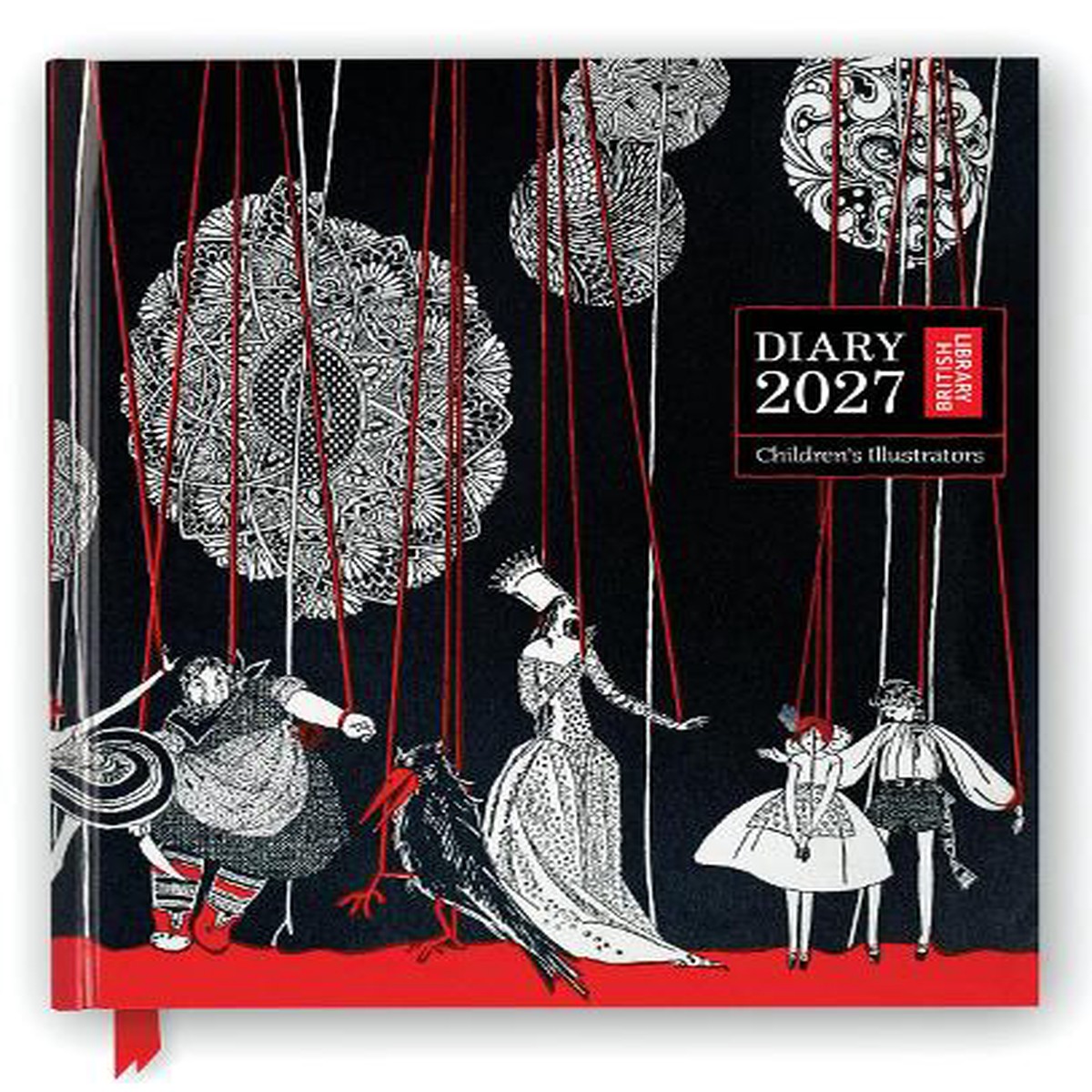 British Library: Children’s Illustrators 2027 Desk Diary Planner – Week to View, Illustrated throughout