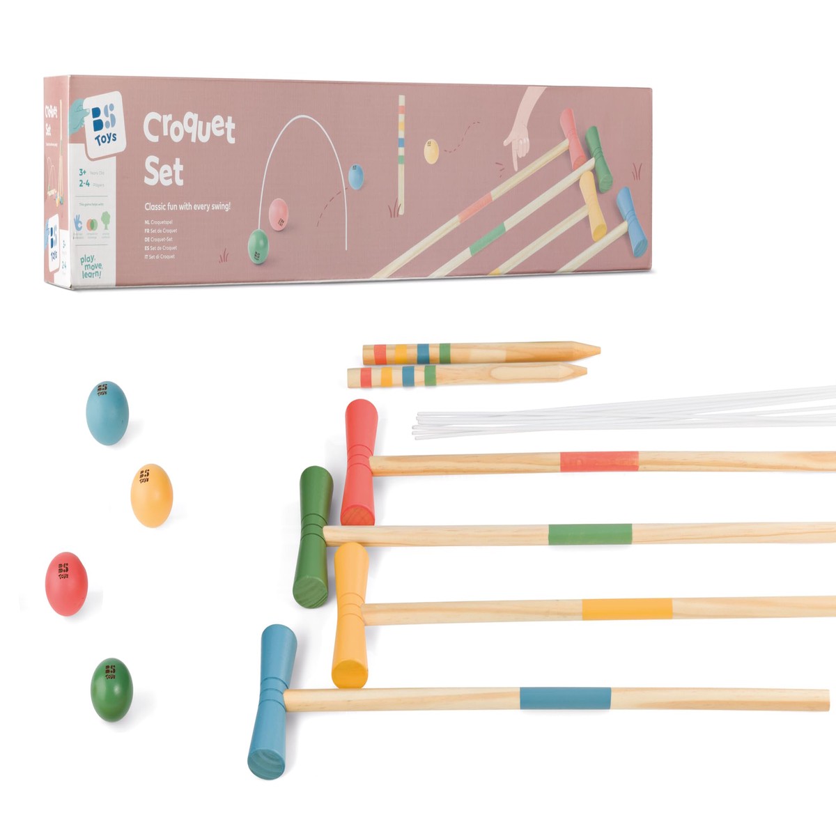 BS Toys – BS Toys Houten Croquet Set