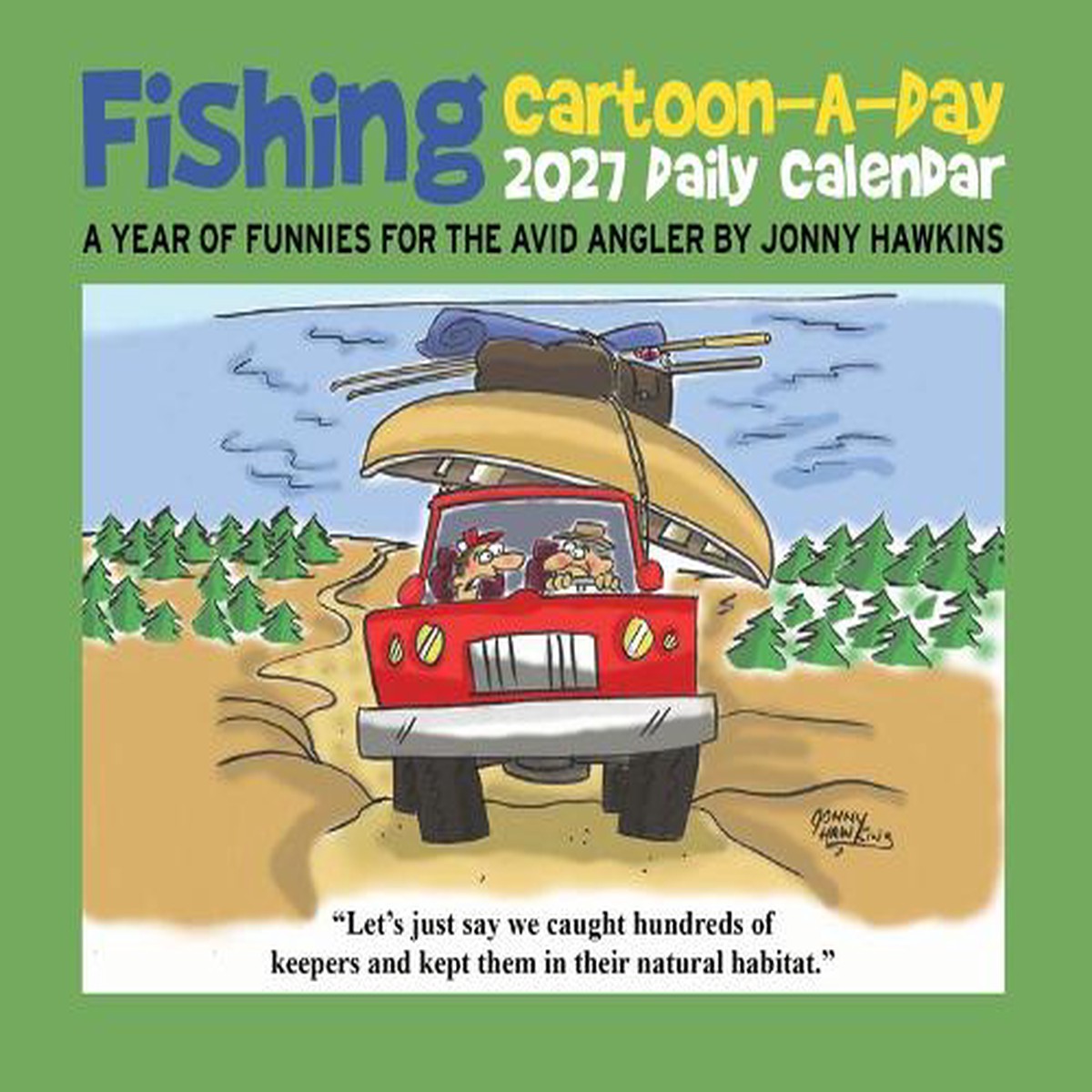 Fishing Cartoon-A-Day 2027 Box